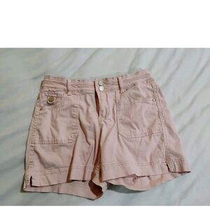 one 5 one Women's Soft Pink Cargo Shorts